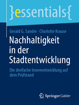 cover image of Nachhaltigkeit in der Stadtentwicklung